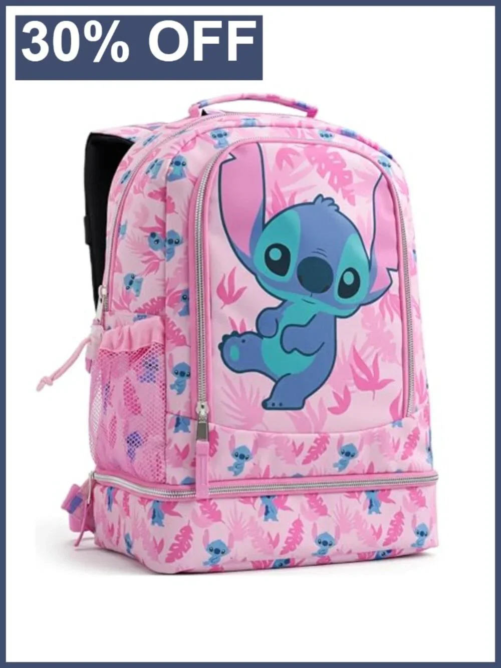 Disney Lilo & Stitch Kids Backpack with Lunch Box School Bag